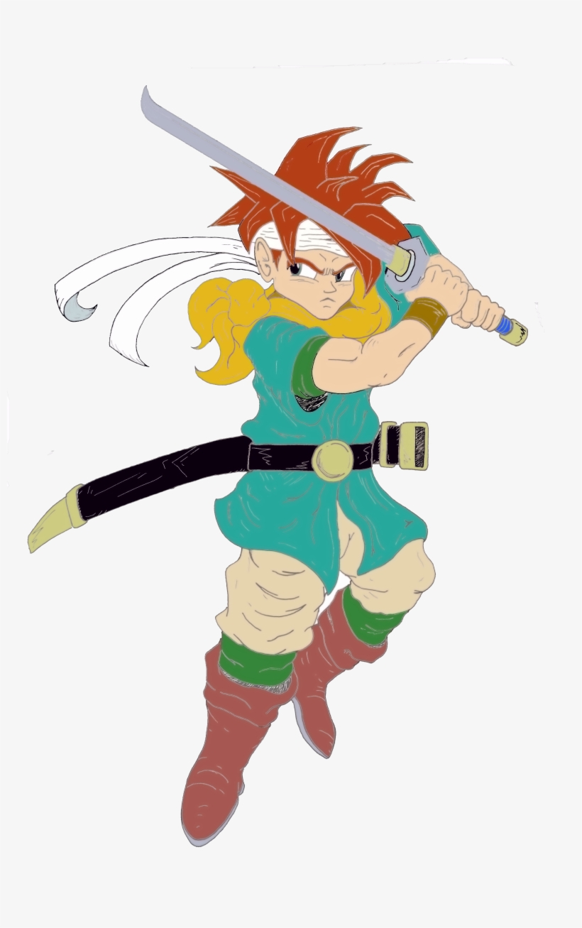 Crono, Chrono Trigger - Cartoon, transparent png #2720153