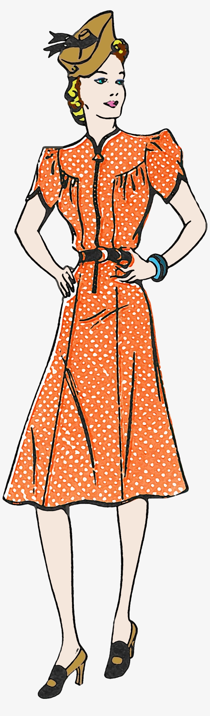 Woman Lady Vintage Girl Beauty 1348361 - Iron Will & Ambition And Success, transparent png #2720500