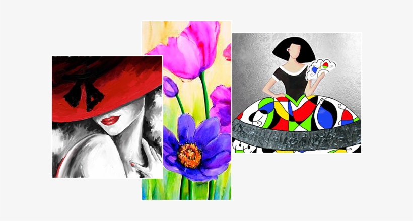 Tienda De Cuadros Pintados A Mano - Framed Art Print: Tartagni's Framed Art Print: Anemoni, transparent png #2720526