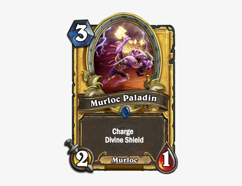 Murloc Paladin Literally (card Edited After Reviews) - H3h3productions Memes, transparent png #2720549