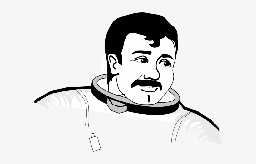 How To Set Use Astronaut 1 Clipart - Astronauta E Lua Desenho, transparent png #2720649