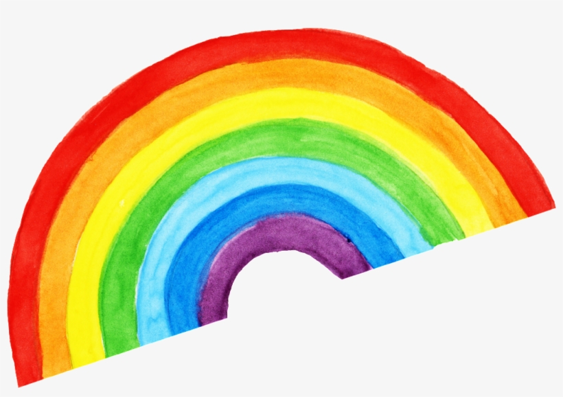 Rainbow Png Transparente Png Para Cuadros Infantiles - Portable Network Graphics, transparent png #2721035