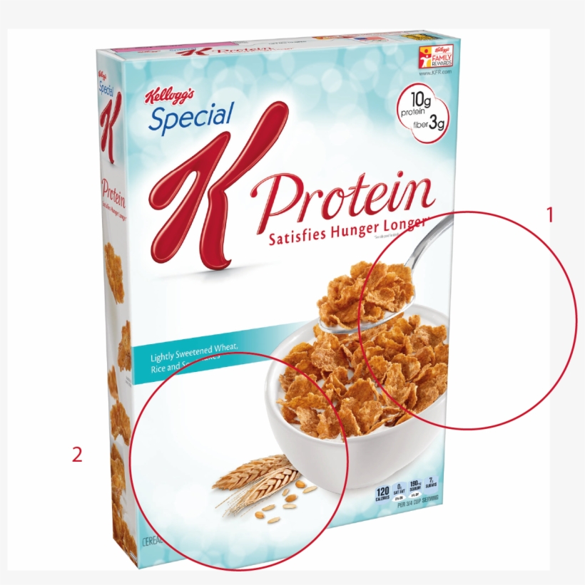 Kellogs Png Blog Post - Kellogg's Special K Protein Cereal - 12.5 Oz Box, transparent png #2721743