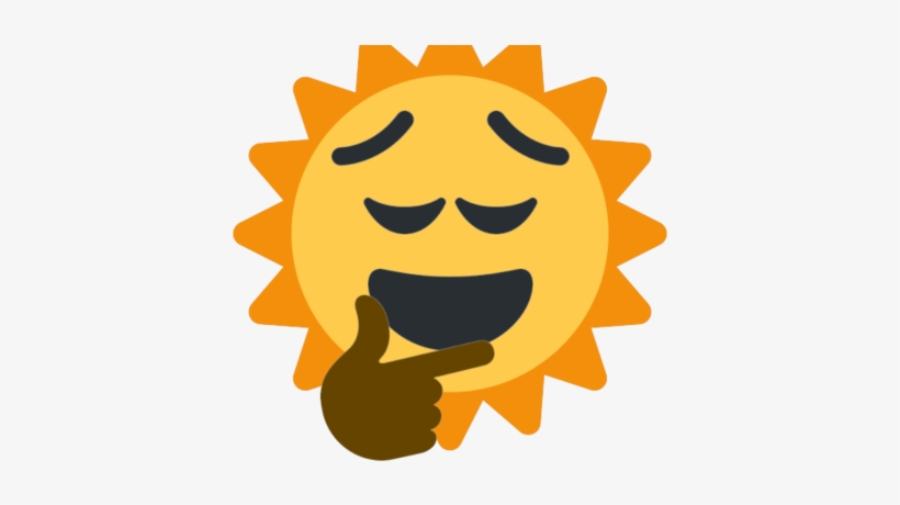 Hayes @haze231@banana - Dog - Sun With Face Emoji, transparent png #2721835