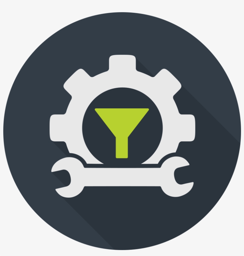 Create Your Funnel - Setting App Icon, transparent png #2722674