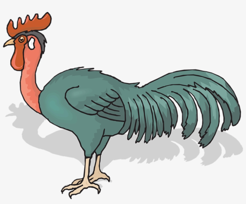 Rooster Clipart Rooster Chicken Clip Art - Hinh Anh Dong Con Ga, transparent png #2722819