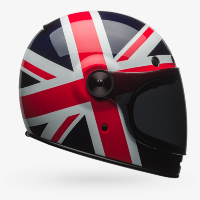 Bell Bullitt Flat Shield Dark Smoke - Bell Bullitt Carbon Spitfire Helmet, transparent png #2722903