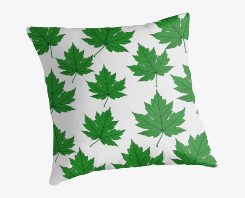 Free Download Leaf Clipart Cushion Throw Pillows Rectangle - Cushion, transparent png #2723266