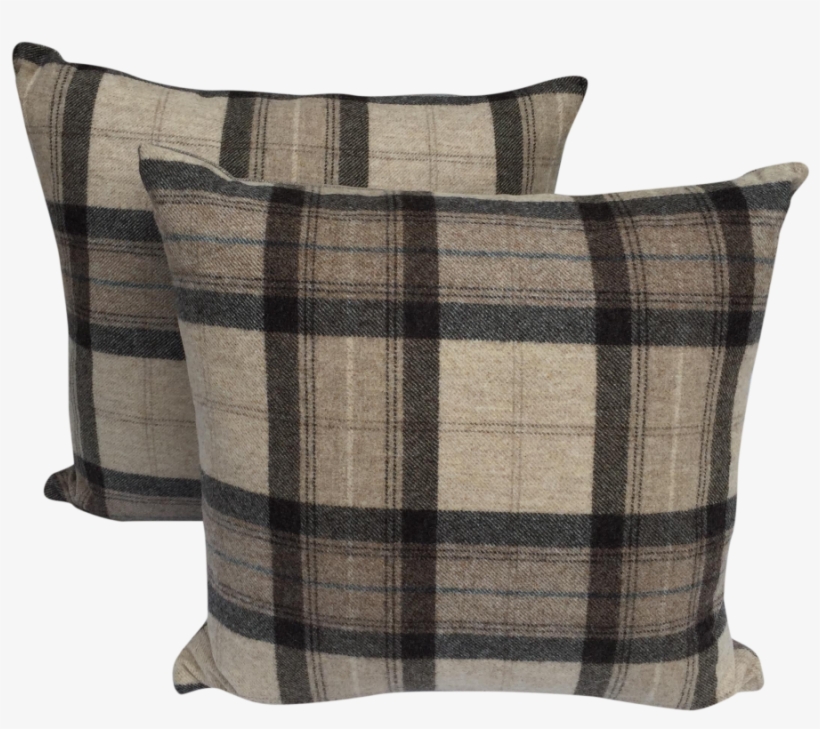 wool plaid pillows