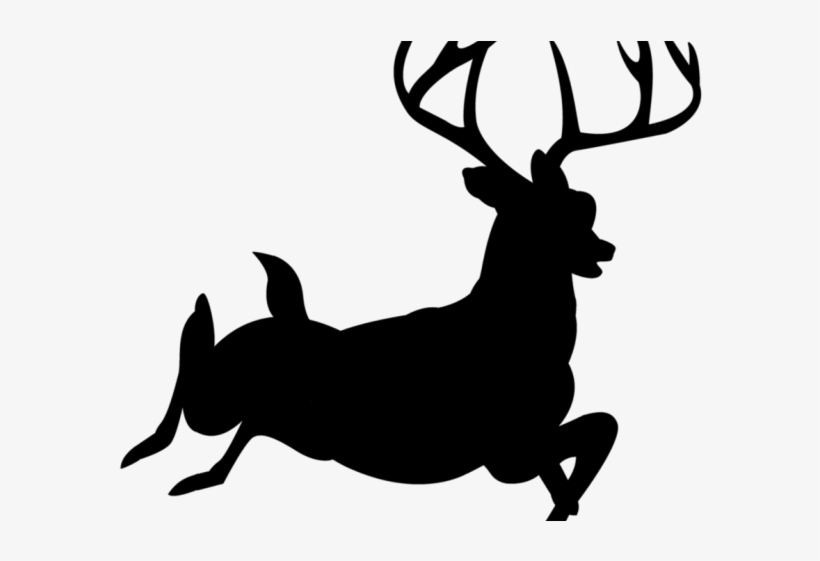Dear Clipart Deer Silhouette - Elk, transparent png #2723502