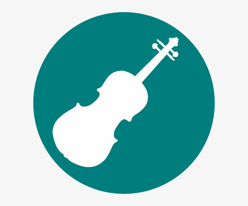How To Set Use Violin Round Icon Png - Violin Photo Round, transparent png #2723576