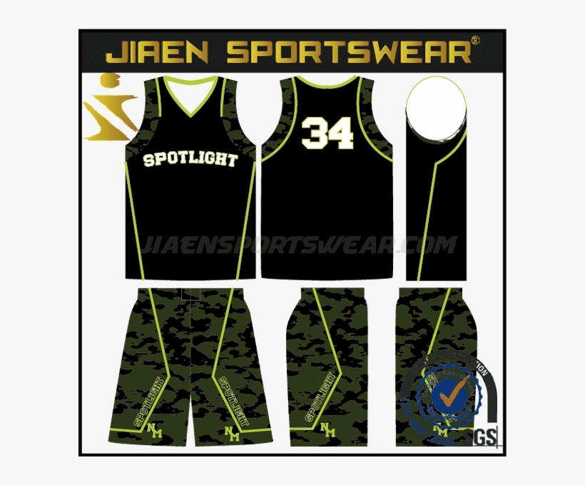 Basketball Jersey Pattern Fashion Latest Basketball - Latest Jersey Basketball Color Green, transparent png #2724079