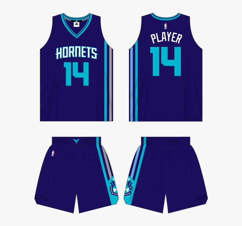 Charlotte Hornets Road Uniform 2014 15 - Motor City Nba Jersey, transparent png #2724369