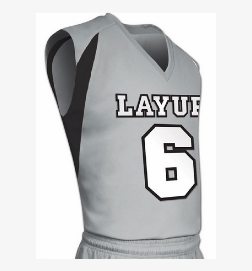 Basketball Jersey - Jersey Basketball Black And Gray, transparent png #2724601
