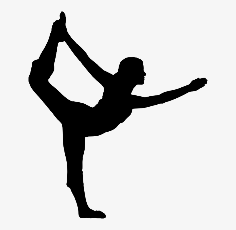 Silhouette, Pilates, Fitness, Dancing, Exercise, Ballet - Yoga Pose Silhouette Png, transparent png #2724731