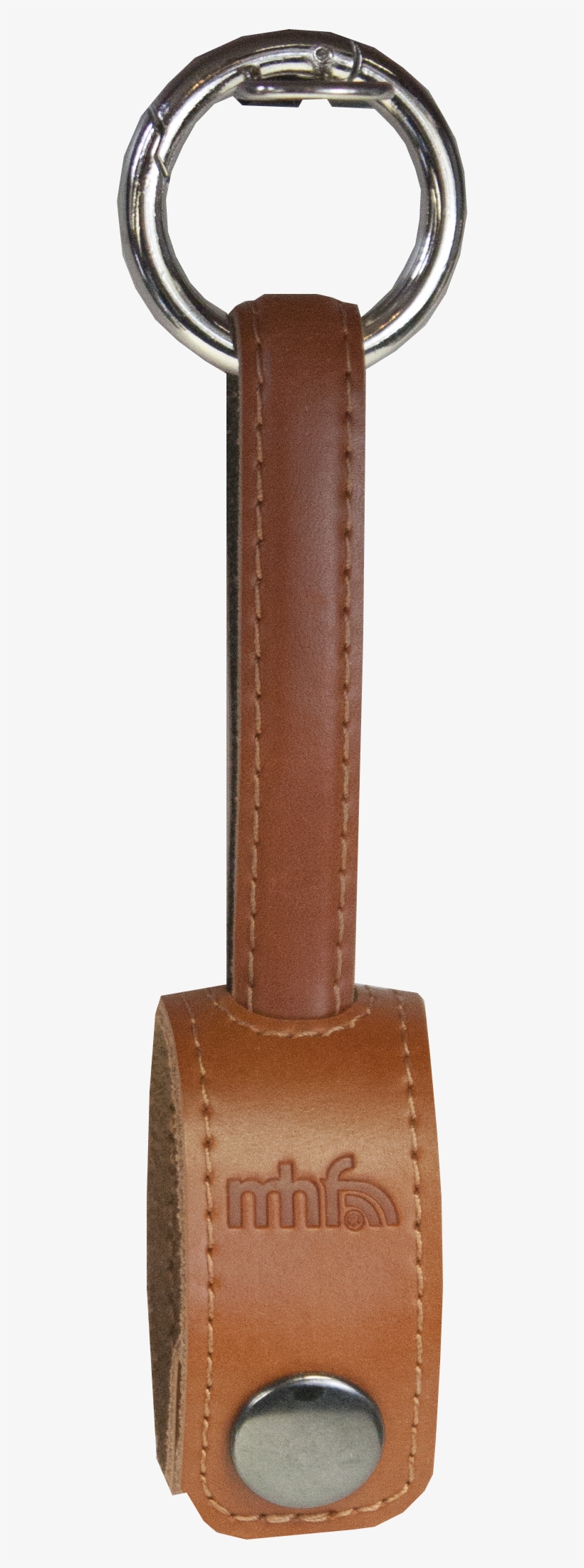 Leather Keychain Micro Usb Leather Keychain - Leather, transparent png #2724828