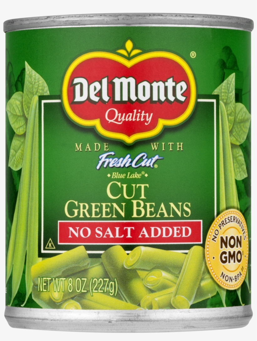 Del Monte Fresh Cut Blue Lake Cut Green Beans, No Salt - Del Monte Cut Green Beans No Salt, transparent png #2724853