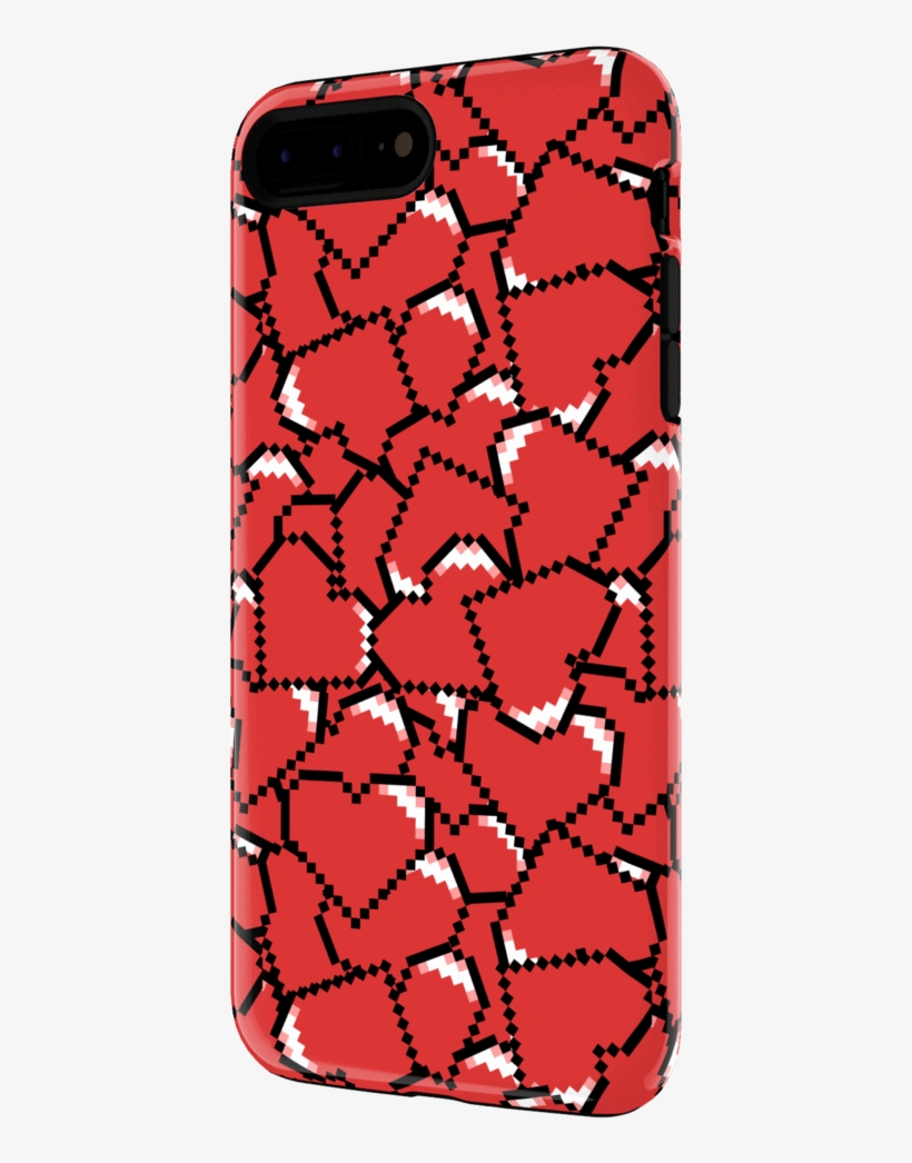 Pixel Hearts - Mobile Phone Case, transparent png #2725280