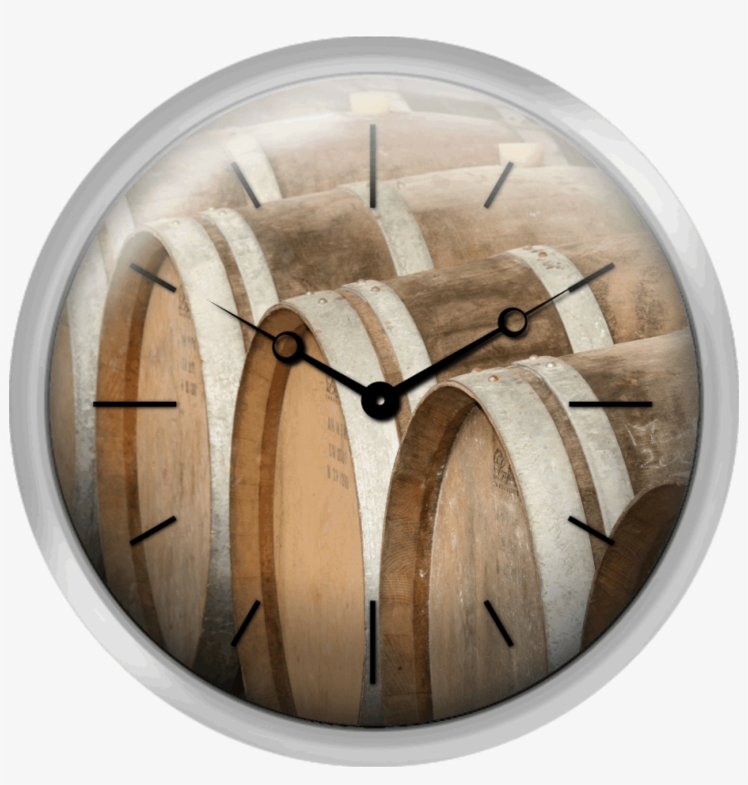 Oak Wine Barrels In Castillion La Bataille France - Plank, transparent png #2725301