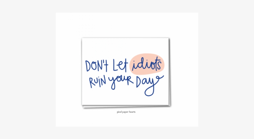 Pixel Paper Hearts - Idiot, transparent png #2725604