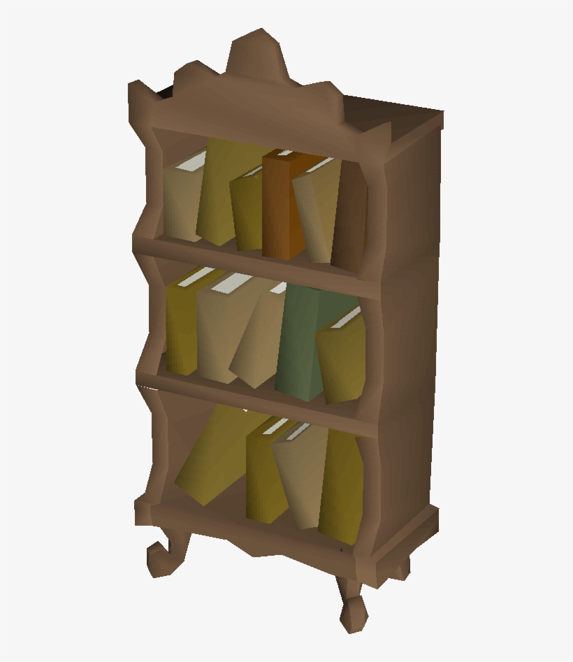 Mahogany Bookcase Built - Oak Bookcase Osrs, transparent png #2726102