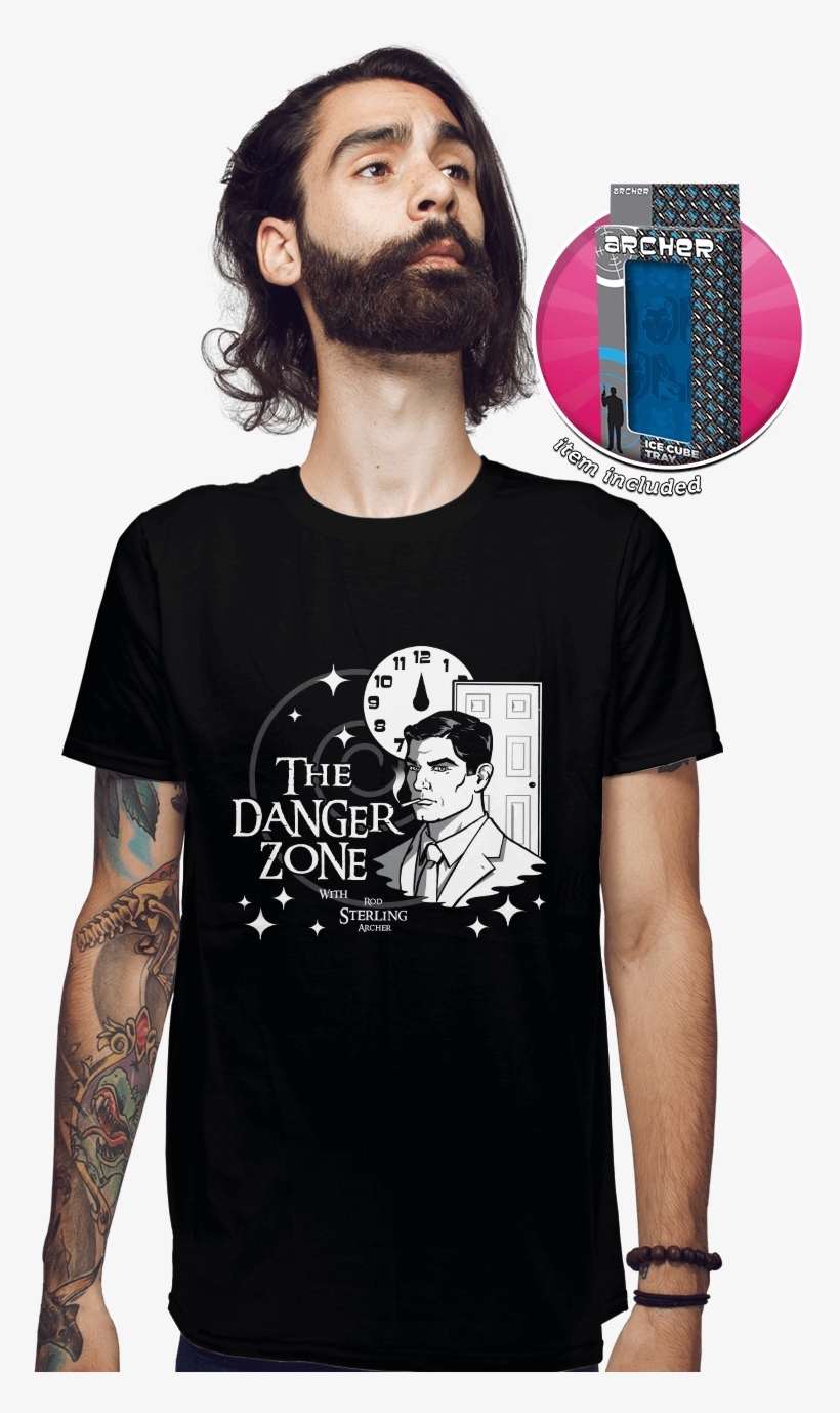 Secret Agent Man Bundle - Enter The Danger Zone Tee Shirt, transparent png #2726127
