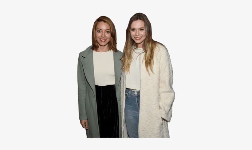 Aubrey Plaza And Elizabeth Olsen On Ingrid Goes West, - Formal Wear, transparent png #2726402