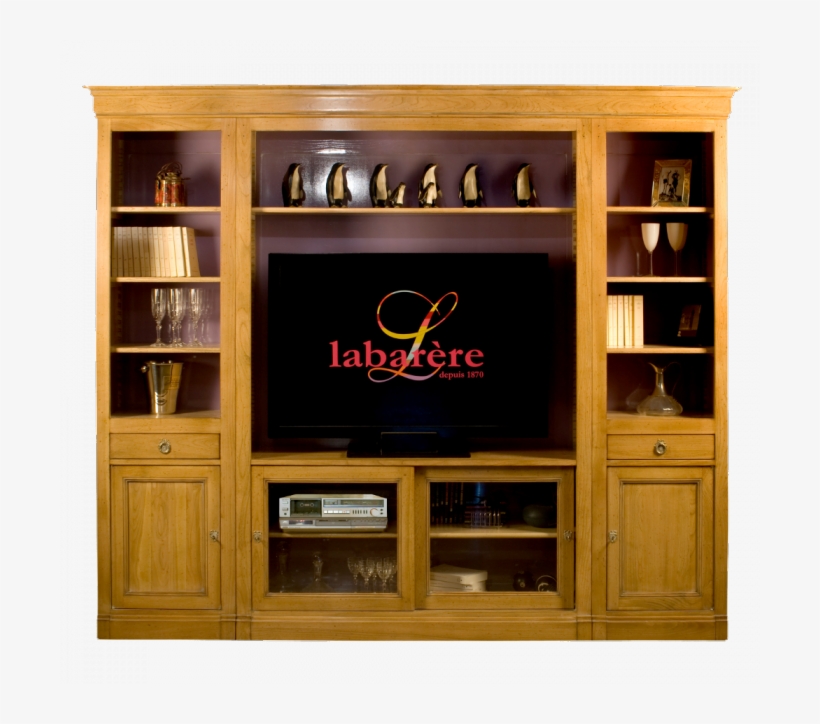 Tv Bookcase - Bibliothèque Meuble Tv, transparent png #2726547