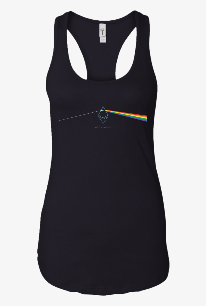 Ethereum Dark Side Of The Moon Ladies Racerback Tank - Sounders Shirts Seattle Sounders Fc All Dads, transparent png #2726566
