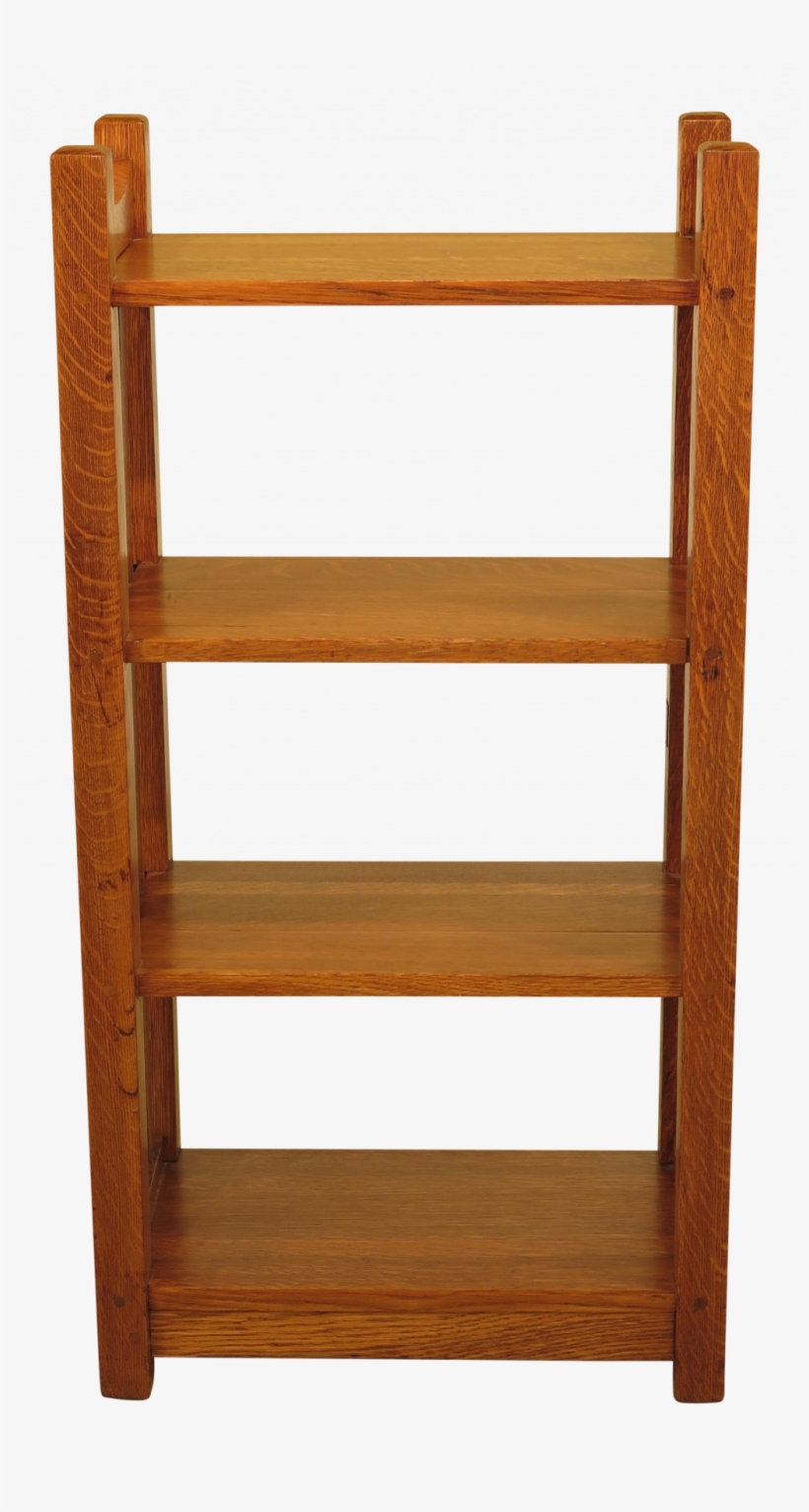 Mission Oak Bookcase Elegant Vintage Mission Oak Stickley - Mission Style Furniture, transparent png #2726628