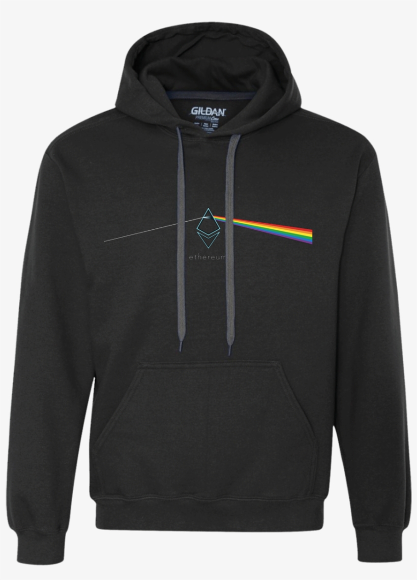 Ethereum Dark Side Of The Moon Heavyweight Hooded Sweatshirt - Jacket Gore Tex Pro, transparent png #2726706