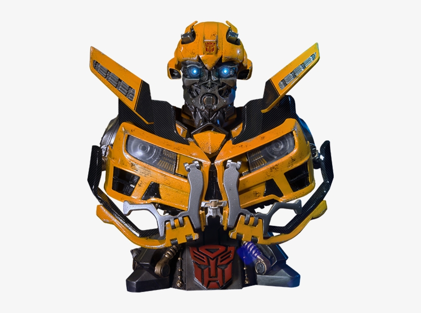 Bumblebee Evolution Three 7” Mini Bust - Premium Bust / Transformers / Dark Side Of The Moon:, transparent png #2727067