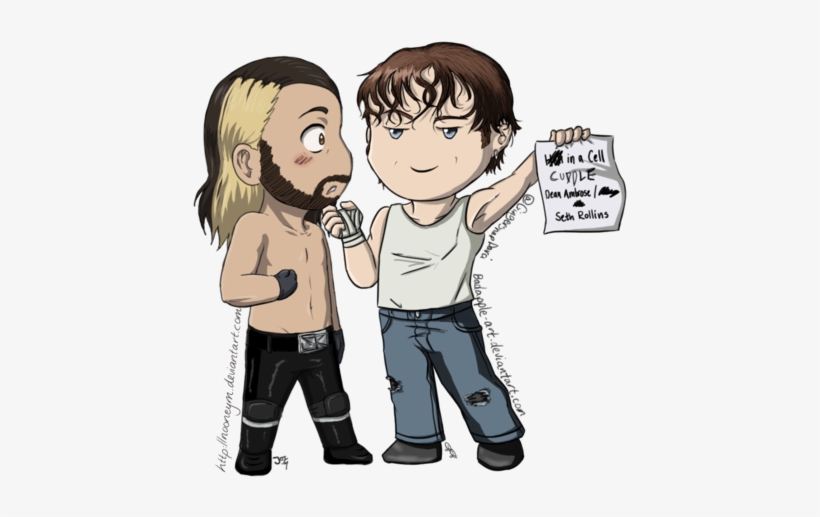 Lol Dean Ambrose Seth Rollins, Wwe Dean Ambrose, Wwe - Wwe The Shield Drawing, transparent png #2727329