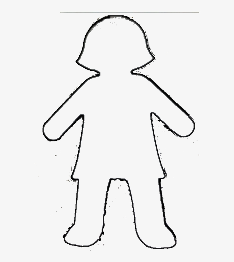 Clipart Body Template Superhero Cliparts Free Download - Boy And Girl Outline Template, transparent png #2727785