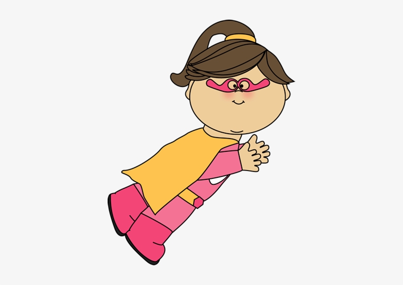 Superhero Girl Flying - Free Superhero Clipart Girl Flying, transparent png #2727815