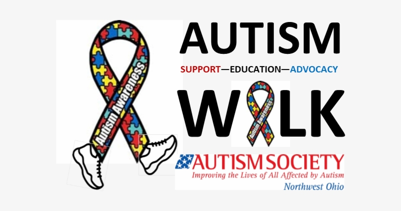 Save The Date Sunday, October 7, 2018 For Our 6th Annual - Autism Ribbon Magnet - Small-, transparent png #2727921