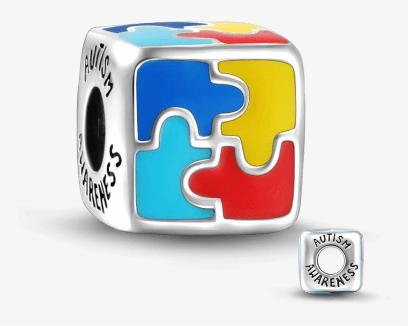 Autism Charms Autism Awareness Charm Beads Puzzle Charm, transparent png #2728186