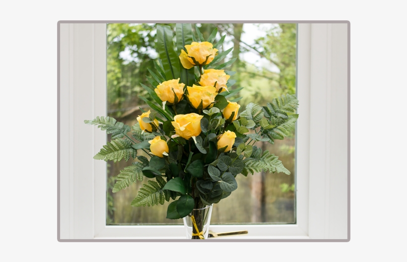 Yellow Rose Flower Arrangement Free Wallpaper - Rose, transparent png #2728667