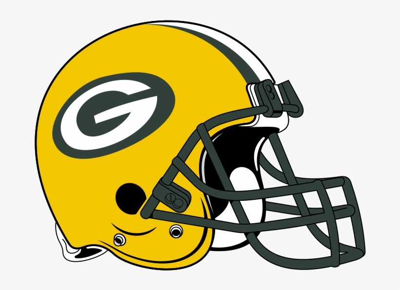 Green Bay Packer Helmet, transparent png #2728856