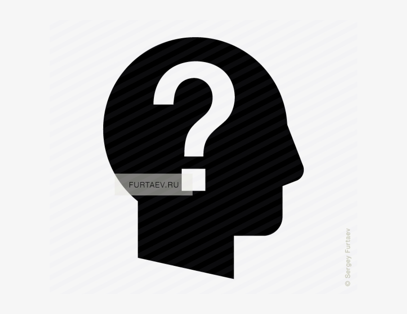 Vector Icon Of Male Profile With Question Mark - Anonymous Question Marks Transparent, transparent png #2729261