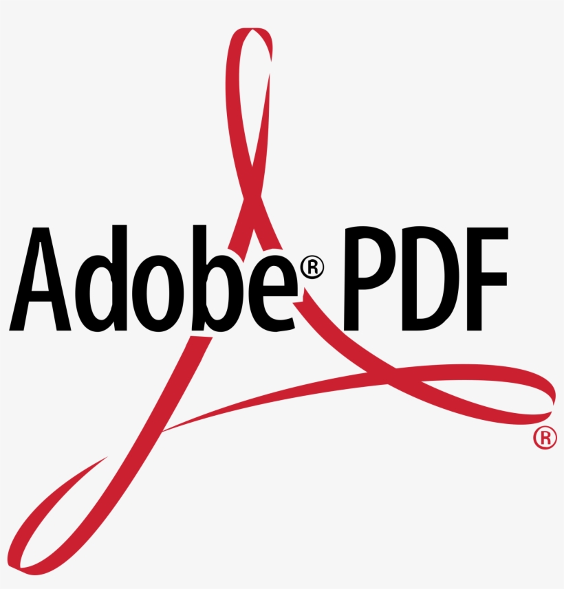 Adobe Pdf Logo Png Transparent - Adobe Pdf Logo, transparent png #2730009
