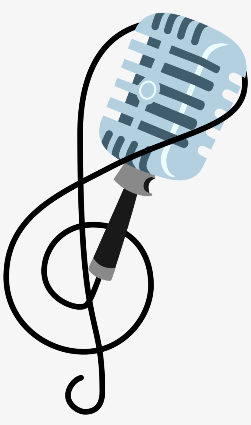 Microphone Clipart Cutie Mark - My Little Pony Cutie Mark Microphone, transparent png #2730108