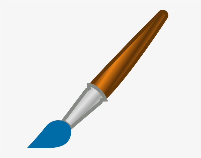 Paint Brush Clip Art At Clker Com Vector Clip Art Online - Paint Brush Clip Art Transparent, transparent png #2730235