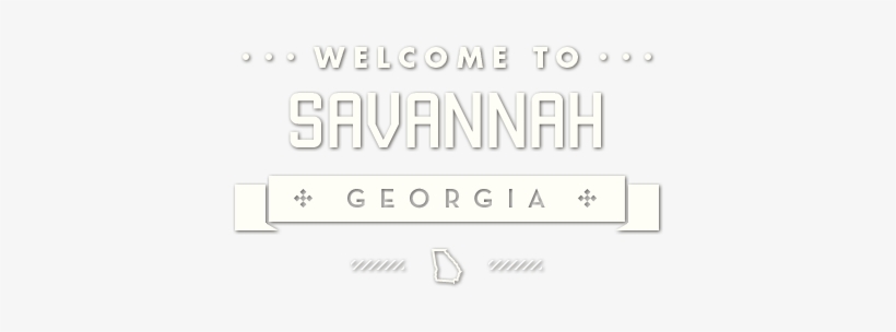 Savannah, Ga - Welcome To Savannah Georgia, transparent png #2730504