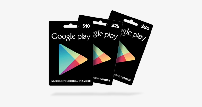 Google Play Gift Codes - Google Play Card Sizes, transparent png #2730566