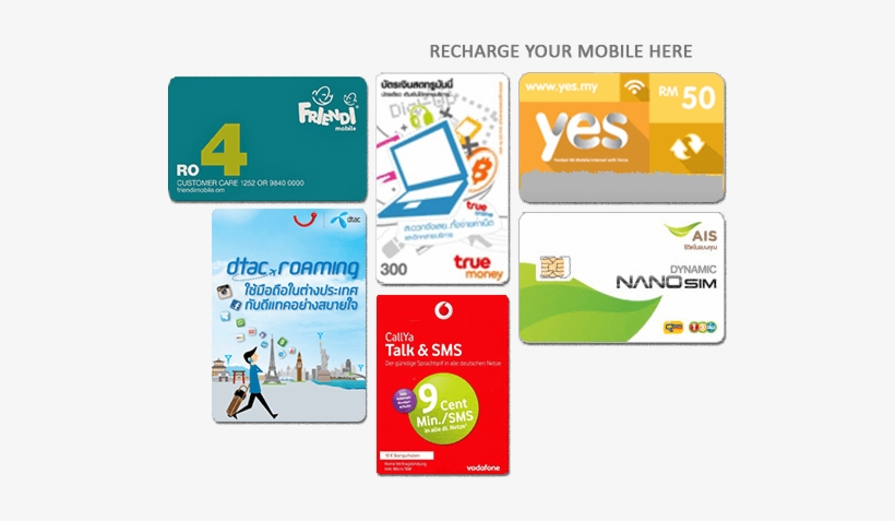 Airtel Prepaid Recharge - Ais Iphone Nano Sim Thailand From 3 Major Telecom's,, transparent png #2730627