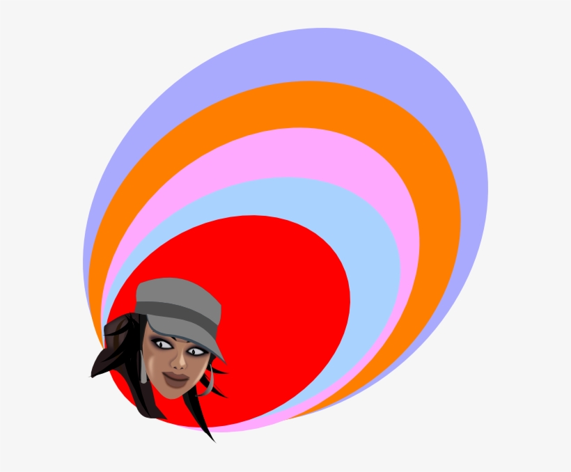 Young Woman In 5 Spheres Clipart Png For Web, transparent png #2730699