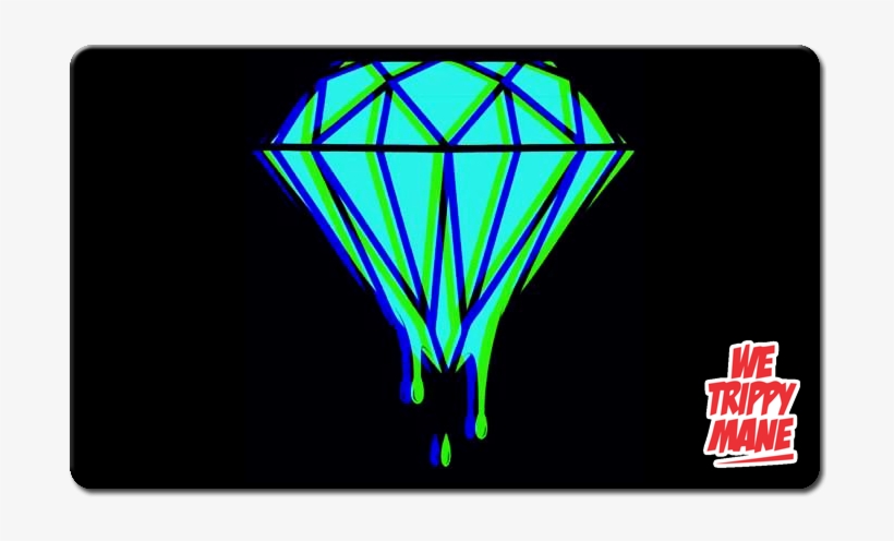 We Trippy Maaaaaane Gift Card - Diamond Supply Co White Vinyl Car Laptop Window Wall, transparent png #2730847