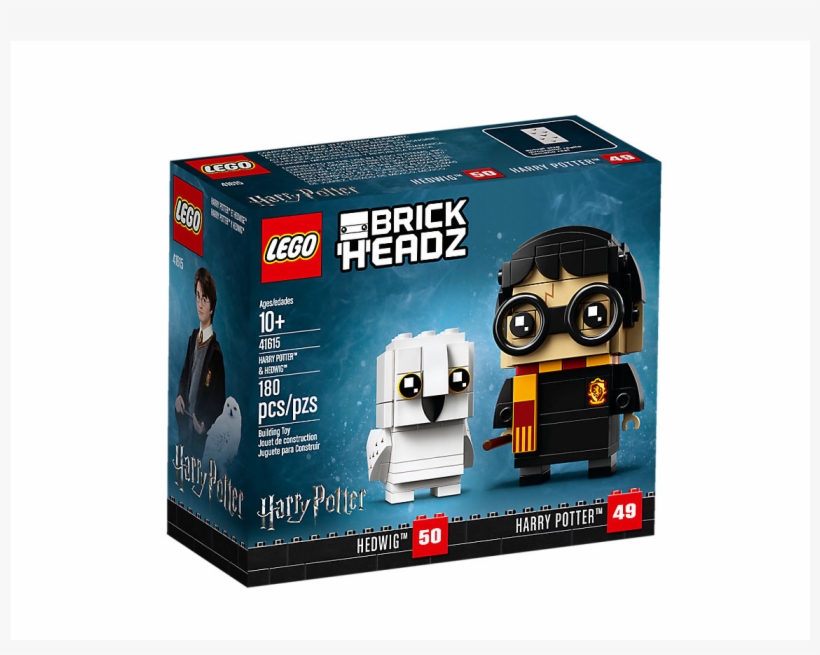 Harry Potter And Hedwig Brickheadz - Lego Harry Potter Brickheadz 2018, transparent png #2730956