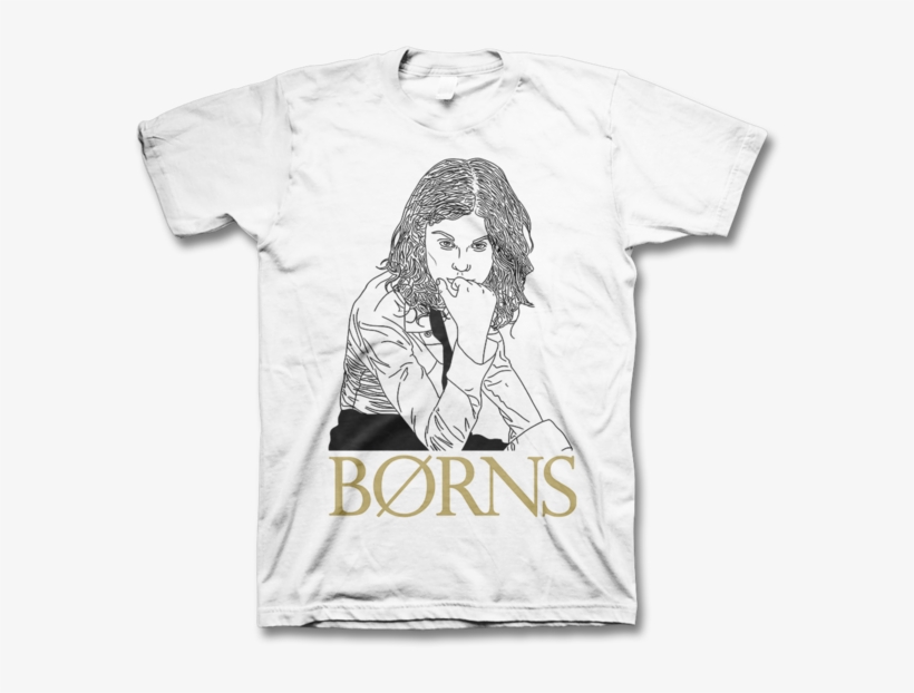 Outline T-shirt - Borns Shirt, transparent png #2731758